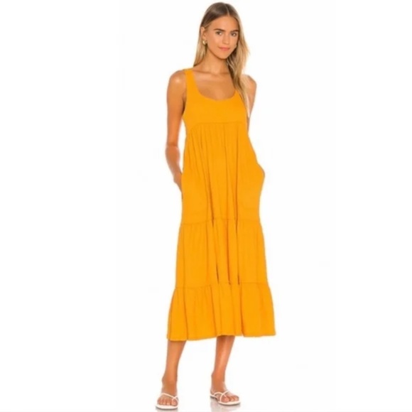 Free People • Electric Pink Beach Reel Love Midi Dress • Size XS - Picture 2 of 9